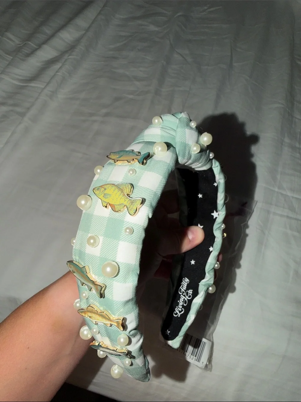 Living Fully Fish Pearl Headband